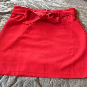 ASOS Red Mini Skirt with Bow